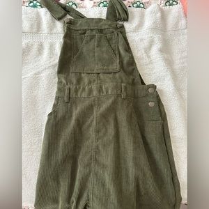 Green overall skirt size medium